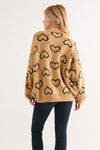 NOTHING BUT LOVE HEART SWEATER - SAND