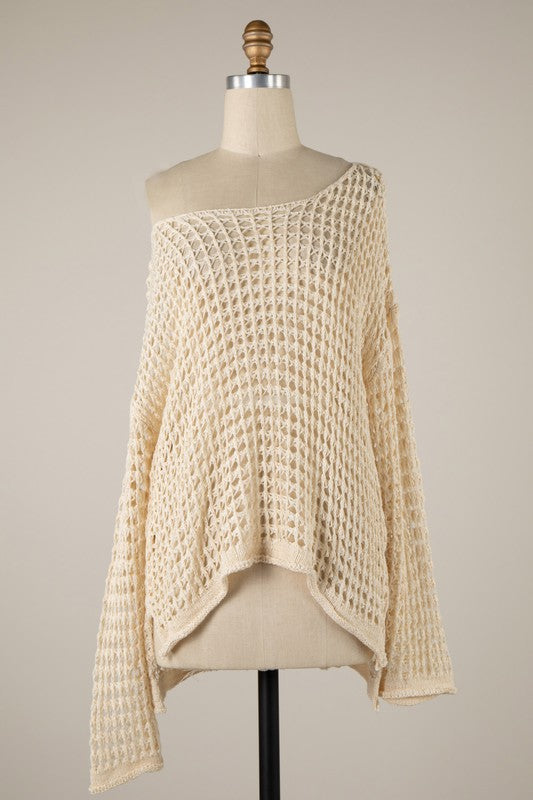SOUTH BEACH CROCHET COVER UP TOP