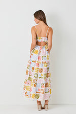 SOUTH OF FRANCE WOVEN LINEN MAXI DRESS - FINAL SALE