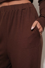 DAY OFF RIBBED KNIT PANTS