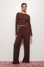DAY OFF RIBBED KNIT PANTS