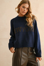 NEW YORK GRAPHIC SWEATER