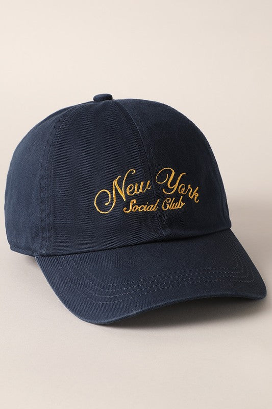 NEW YORK SOCIAL CLUB BASEBALL CAP