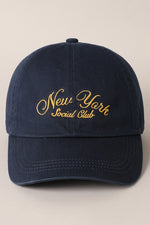 NEW YORK SOCIAL CLUB BASEBALL CAP