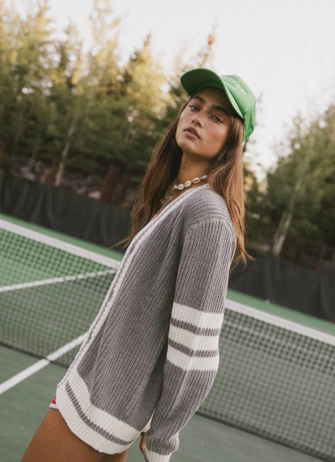 VARSITY KNIT CARDIGAN