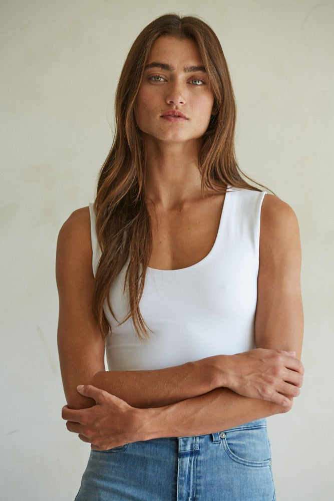 SIMPLY CHIC DOUBLE LAYERED TANK