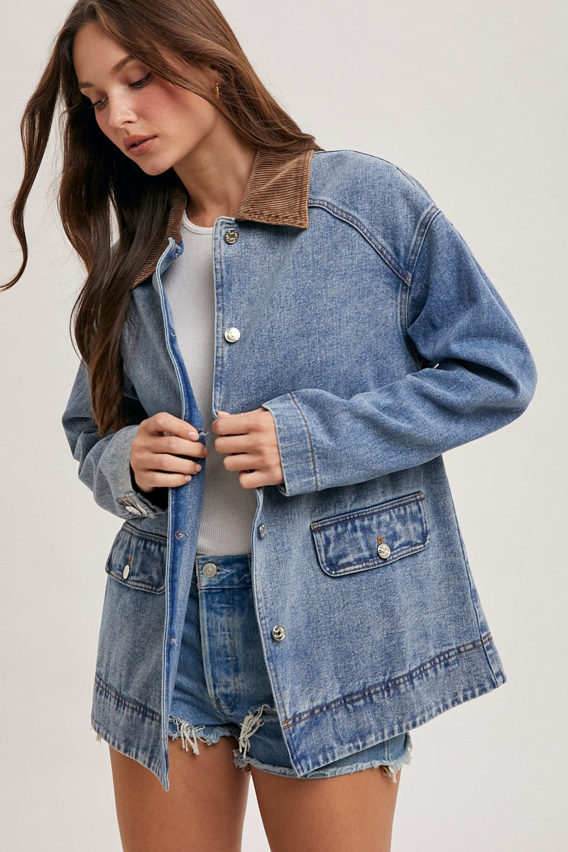 WILDEST DREAMS DENIM BARN JACKET