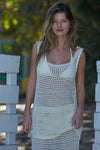 AMALFI CROCHET KNIT COVERUP TANK