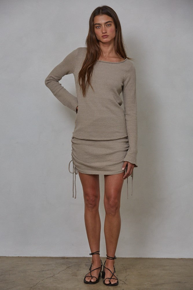 PERFECT TONES KNIT MINI SKIRT
