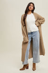 SNUGGLE UP LONG RIBBED CARDIGAN