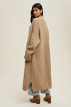 SNUGGLE UP LONG RIBBED CARDIGAN
