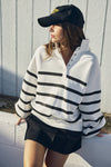 NOMAD SNAP BUTTON COLLARED PULLOVER