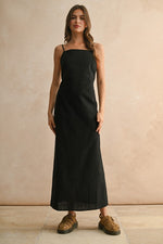 MANHATTAN LINEN MAXI DRESS