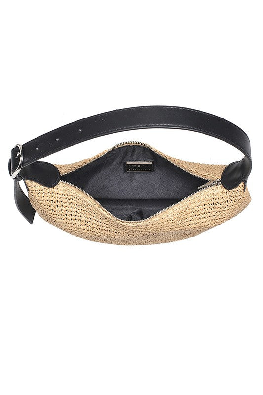 BOATHOUSE STRAW SHOULDER BAG
