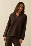 NORAH COLLARED KNIT SWEATER