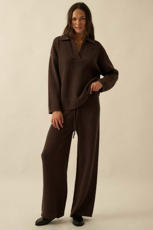 NORAH COLLARED KNIT SWEATER