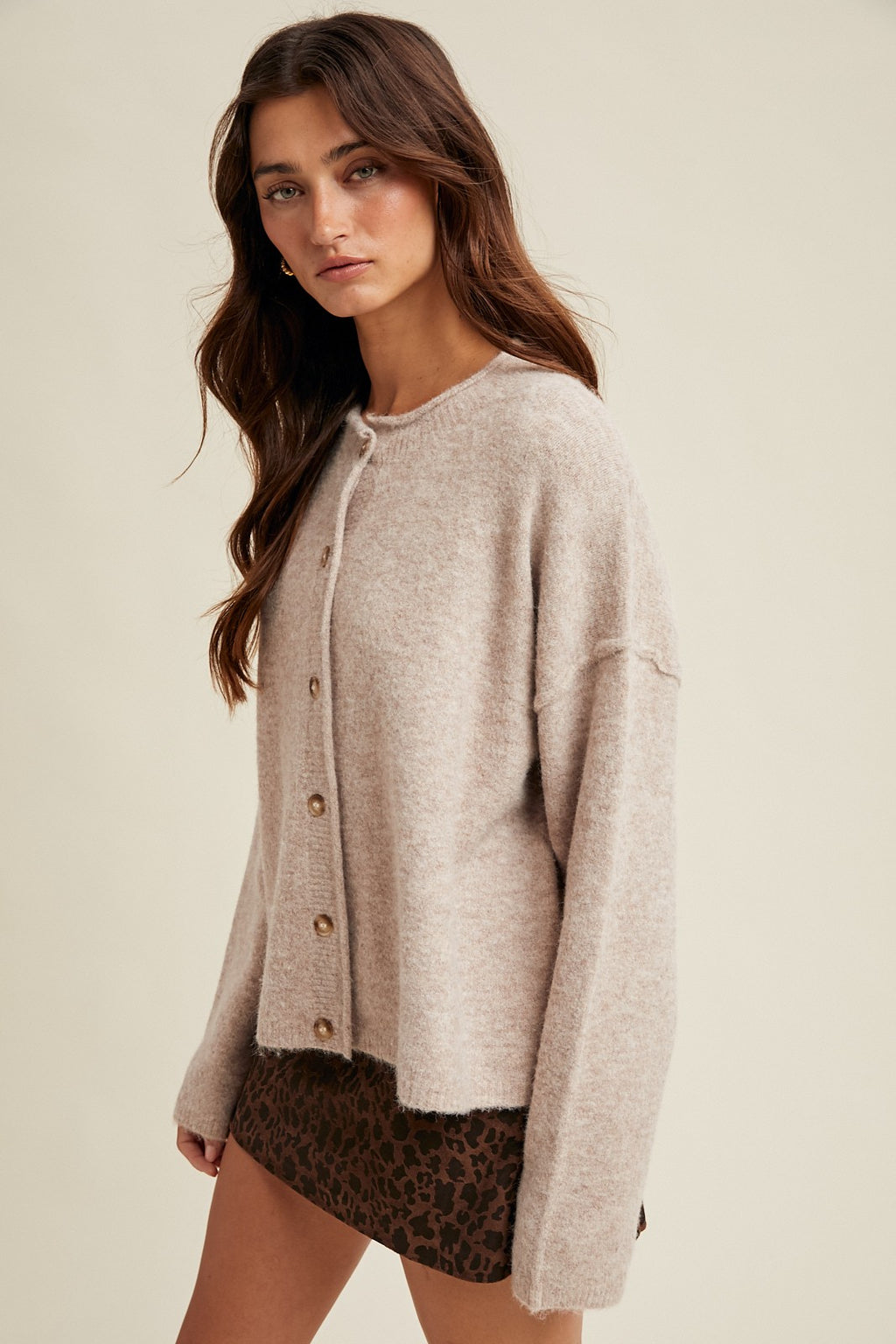 MADI OVERSIZED KNIT CARDIGAN