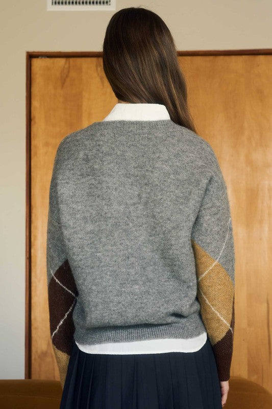 BROOME ARGYLE SWEATER