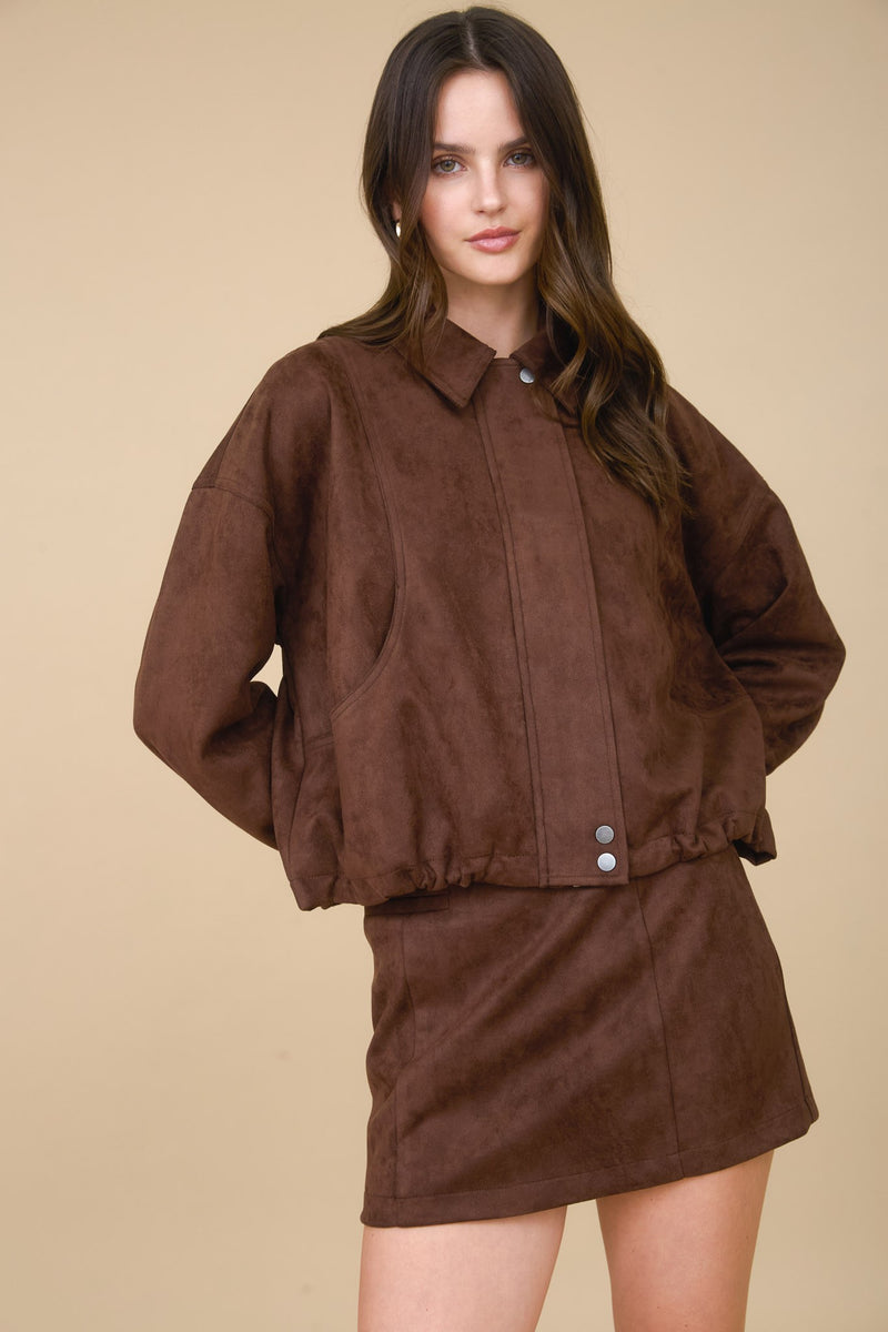 EMPIRE SUEDE JACKET