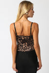 NYLA SATIN LEOPARD TOP