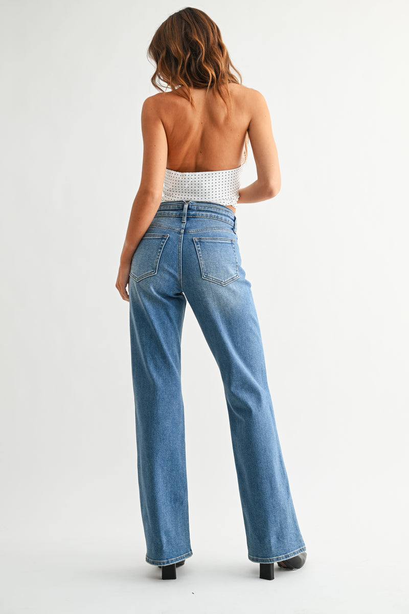 PARKER WIDE LEG JEANS