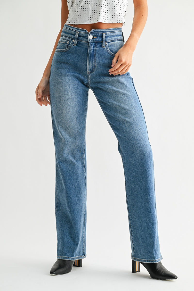 PARKER WIDE LEG JEANS