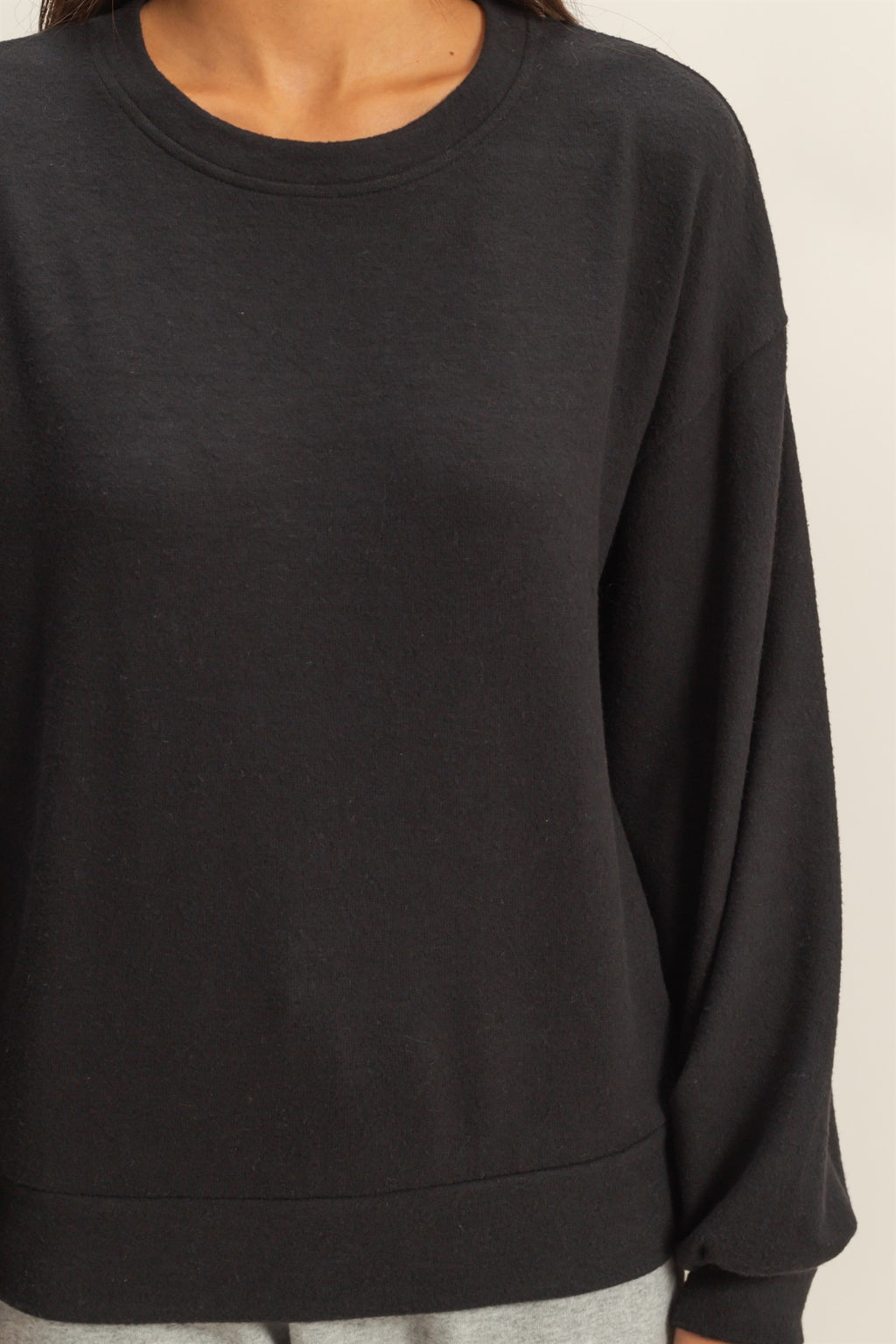 PLAY NICE BALLOON SLEEVE PULLOVER