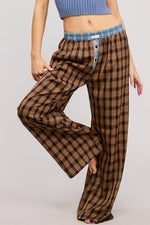 NEVER BETTER PLAID BOXER PANTS