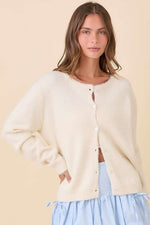 PUCKER UP CARDIGAN