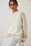LATE NIGHT OVERSIZED KNIT PULLOVER