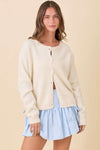PUCKER UP CARDIGAN