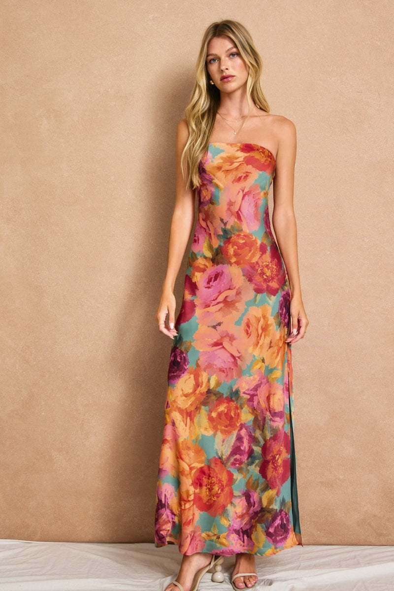 ENCHANTING FLORAL MAXI DRESS