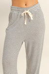 GAME OVER STRIPED JOGGERS