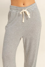 GAME OVER STRIPED JOGGERS