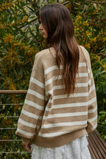 CLASSIC STRIPED KNIT SWEATER