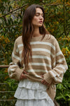 CLASSIC STRIPED KNIT SWEATER