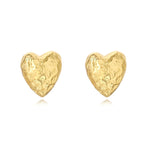 SPECIAL PLACE HEART STUD EARRINGS
