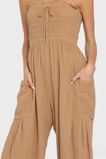 ONE & DONE STRAPLESS JUMPSUIT