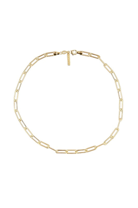 PAPER CLIP NECKLACE 18"