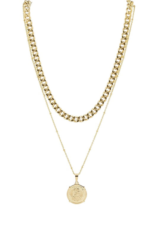LUCKY DAY 2 IN 1 COIN NECKLACE