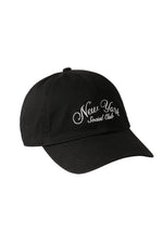 NEW YORK SOCIAL CLUB BASEBALL CAP - BLACK