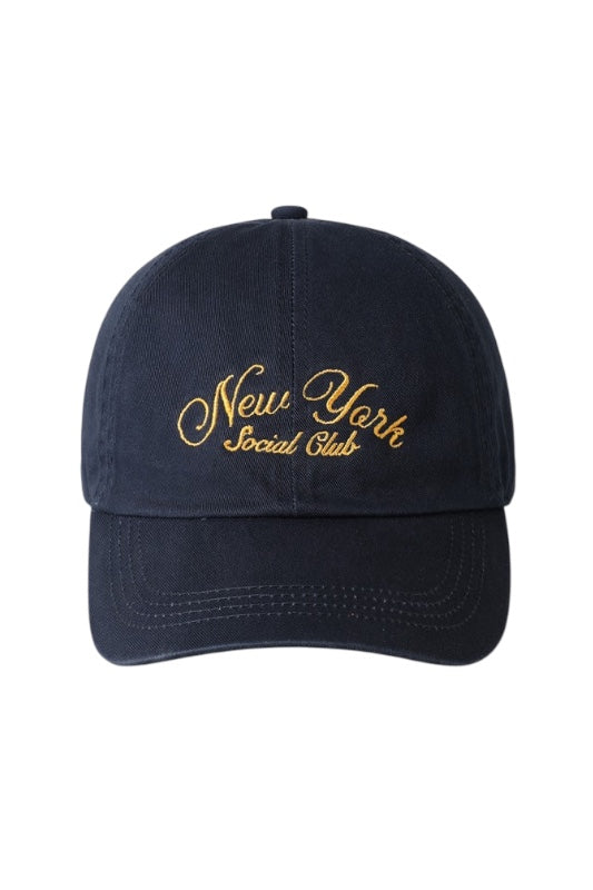NEW YORK SOCIAL CLUB BASEBALL CAP - NAVY