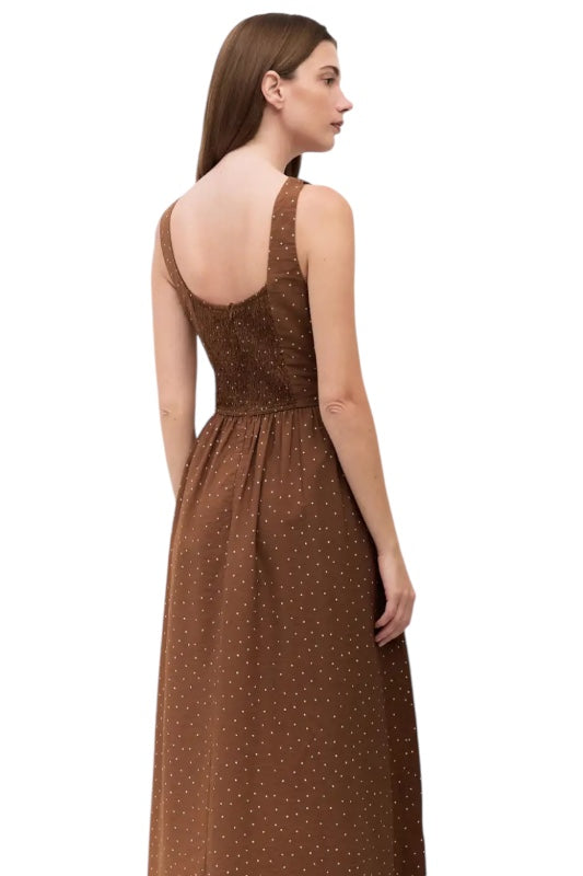 ALEXIS POLKA DOT MAXI DRESS