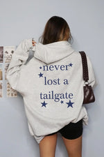 NEVER LOST A TAILGATE GRAPHIC HOODED SWEATSHIRT