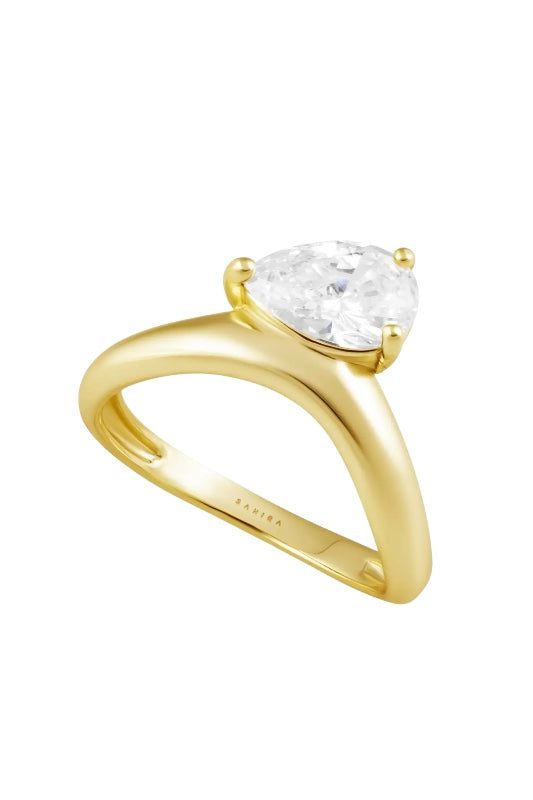 SARAH PEAR SHAPED RING