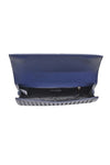 NEVER LET GO WOVEN BAG - NAVY