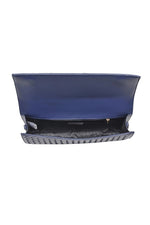 NEVER LET GO WOVEN BAG - NAVY