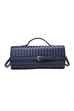 NEVER LET GO WOVEN BAG - NAVY
