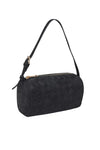 RAE FAUX SUEDE WOVEN SHOULDER BAG