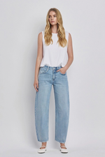 MUSE HIGH RISE BARREL JEANS